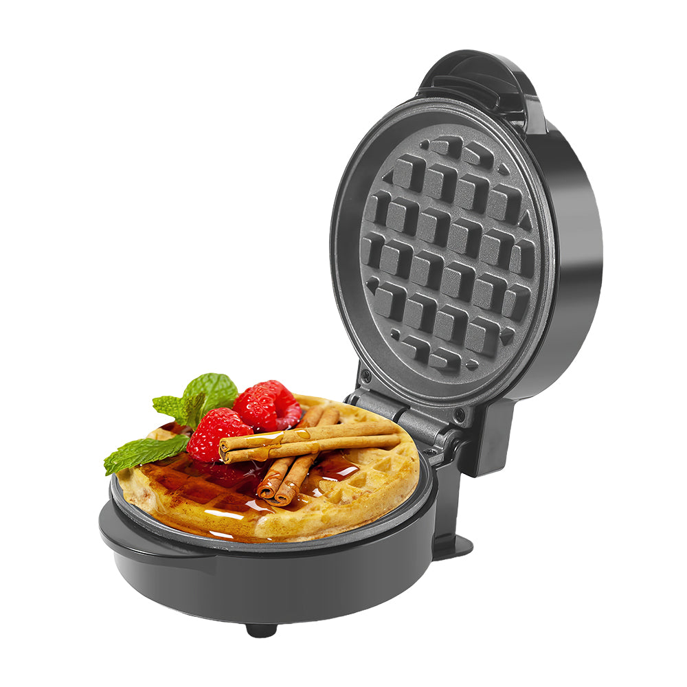 Mini Sandwich Maker with Removable Plates, Nonstick, 500W – Black