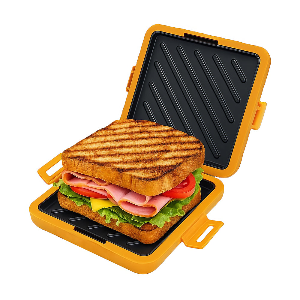 Microwave Sandwich & Panini Maker, Nonstick, Portable, Dishwasher Safe