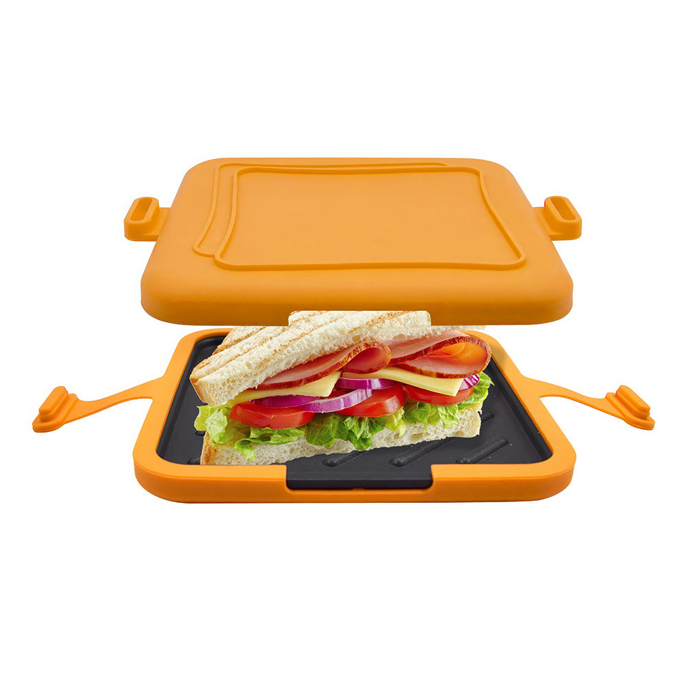Microwave Toastie & Sandwich Maker, Nonstick, Portable, Dishwasher Safe