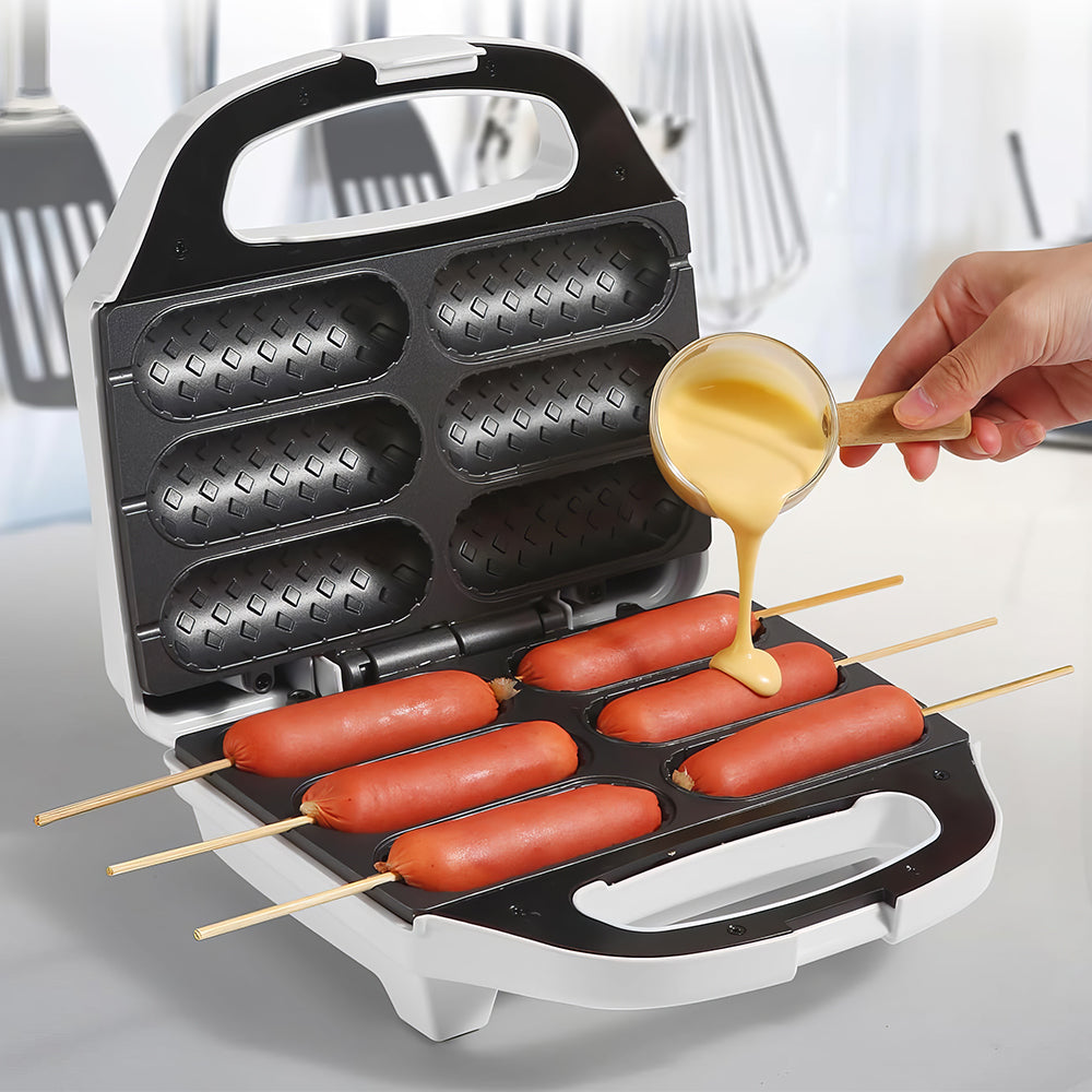 Mini Sandwich Maker with Removable Plates, Nonstick, 500W – Black