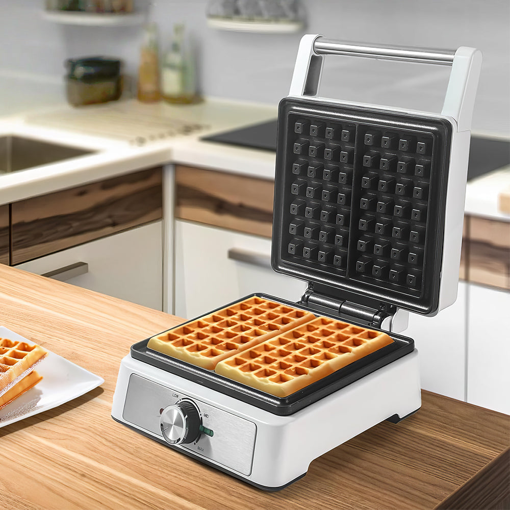 Mini Sandwich Maker with Removable Plates, Nonstick, 500W – Black