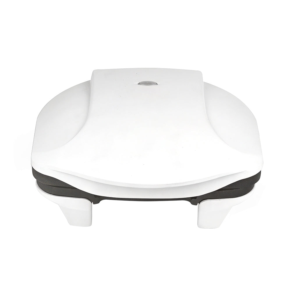 2-Serving Electric Indoor Grill & Panini Press, Non-Stick, 870W – White