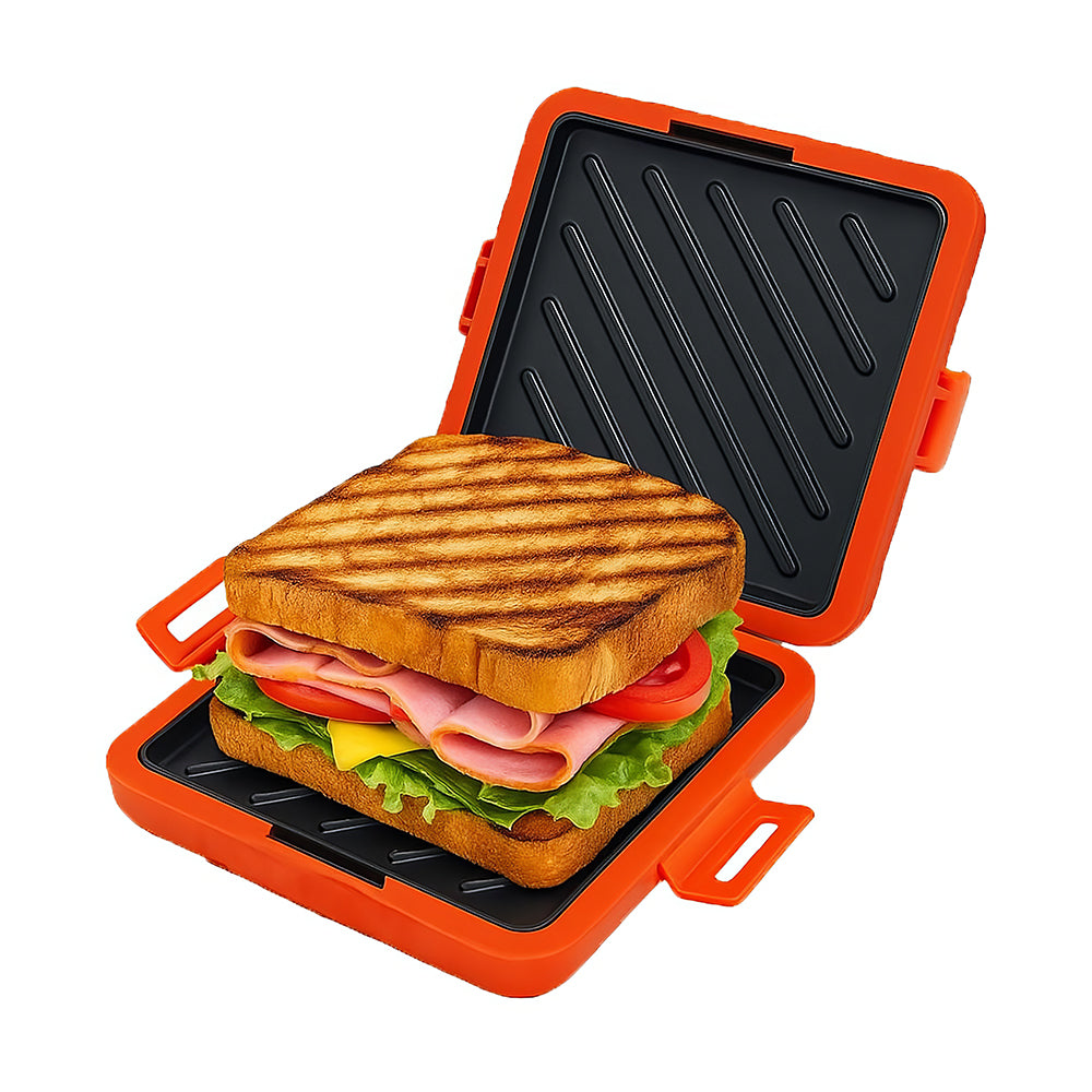 Microwave Sandwich & Panini Maker, Nonstick, Portable, Dishwasher Safe