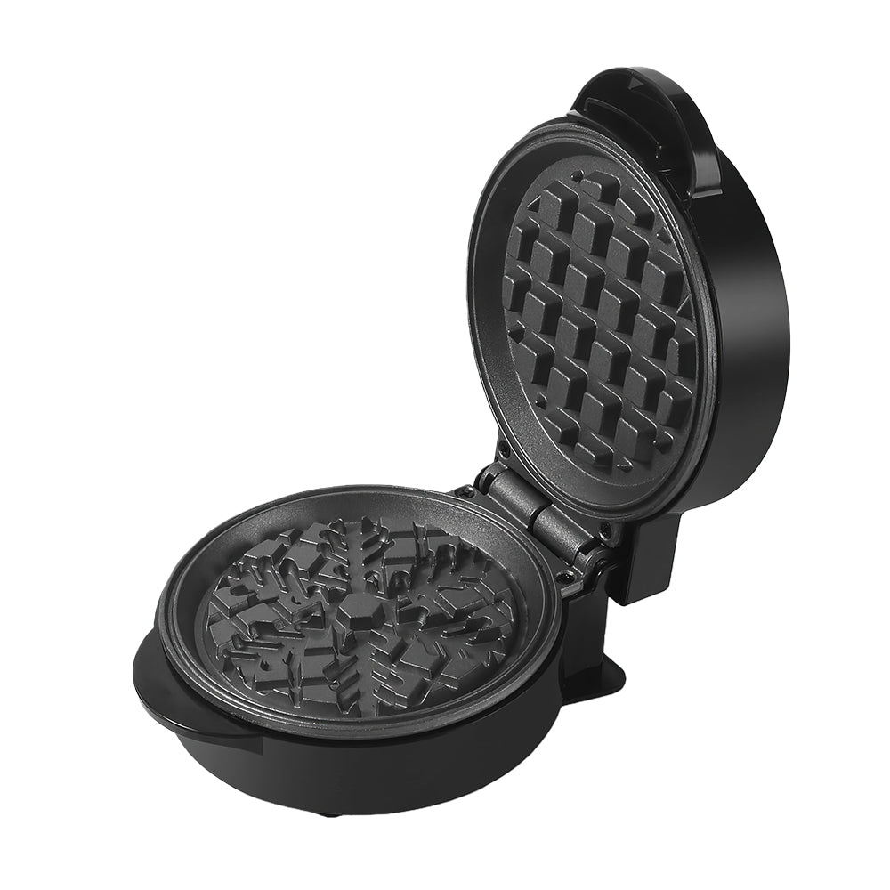 Mini Sandwich Maker with Removable Plates, Nonstick, 500W – Black