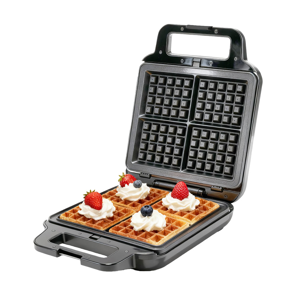 3-in-1 Belgian Waffle Maker with Removable Plates, Grill & Panini Press