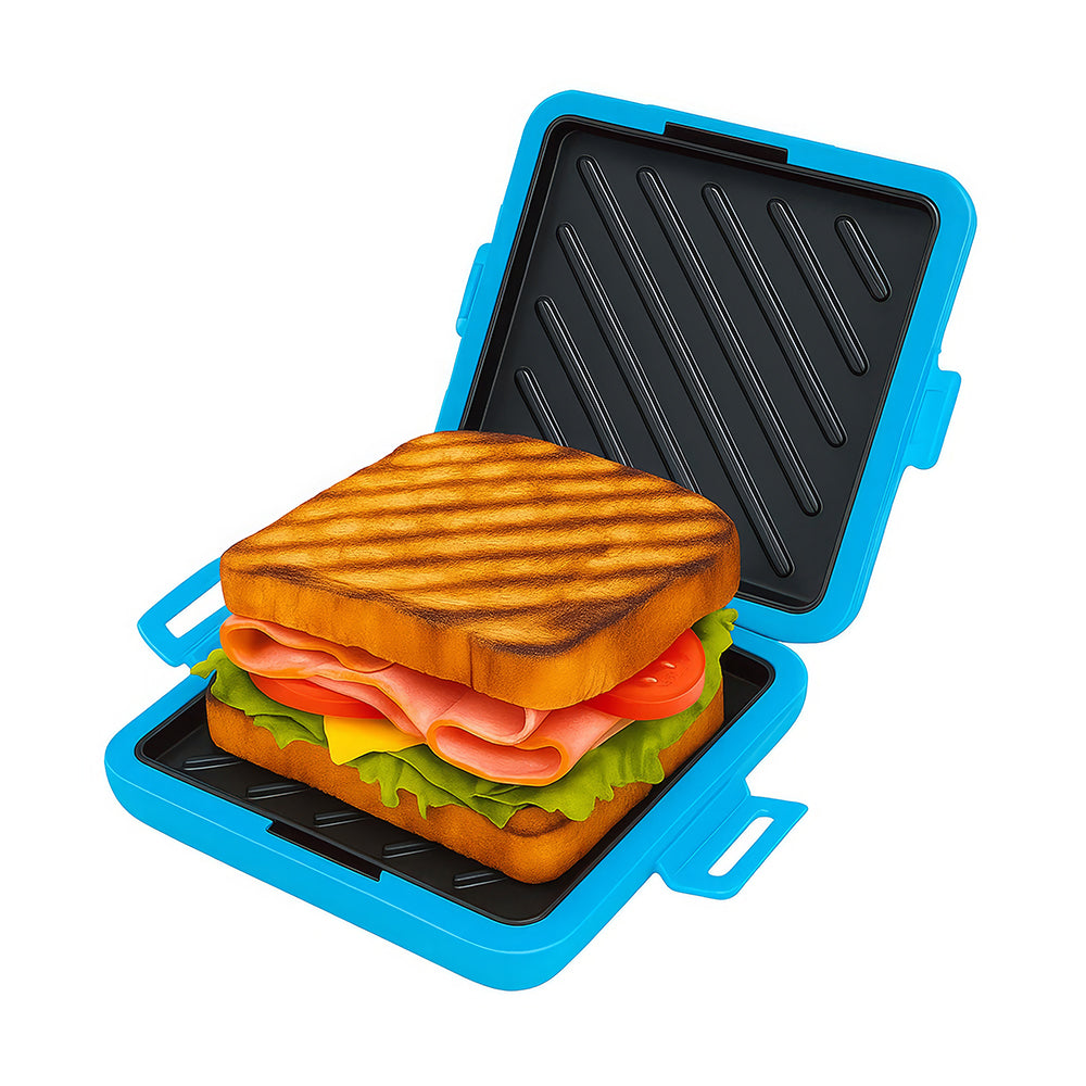 Microwave Sandwich & Panini Maker, Nonstick, Portable, Dishwasher Safe