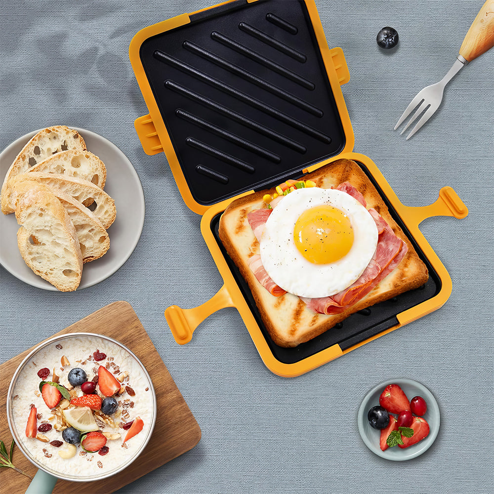 Microwave Toastie & Sandwich Maker, Nonstick, Portable, Dishwasher Safe