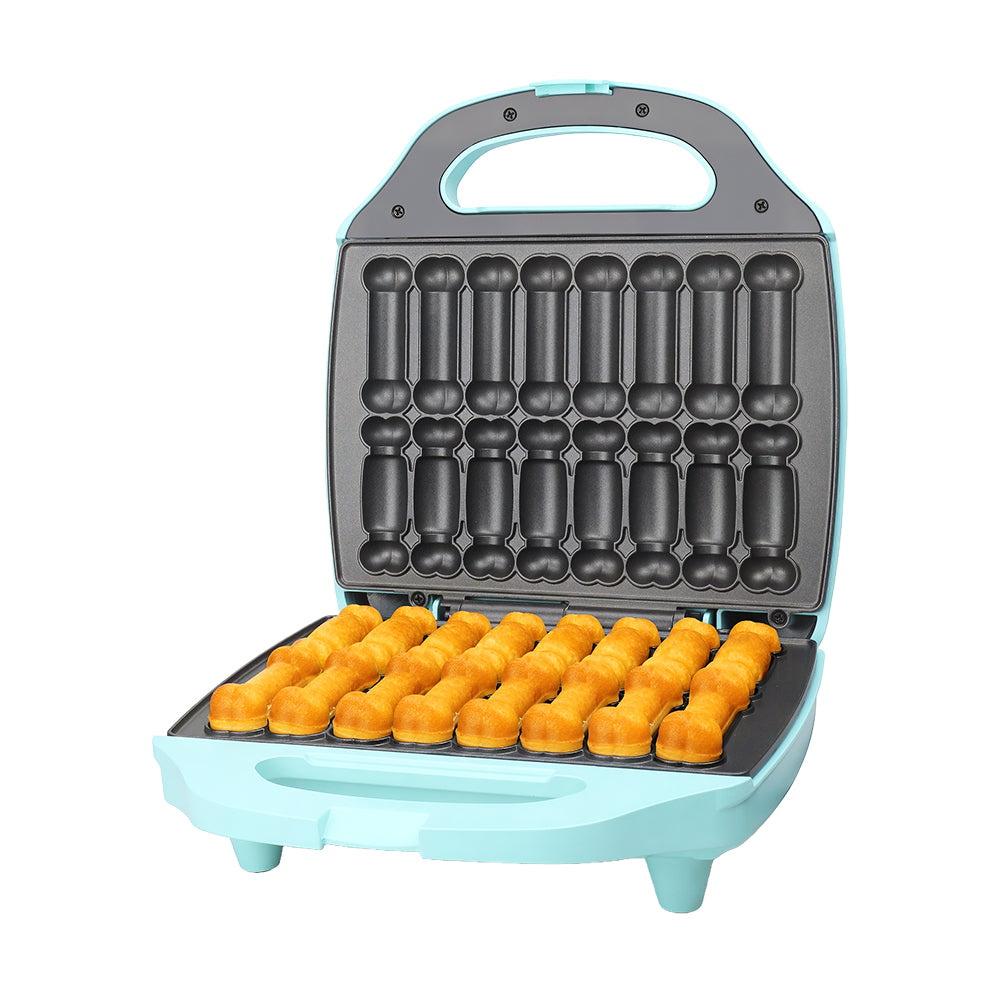 4-Slice Stuffed Belgian Waffle Maker, 1.2" Thick Flip Iron – Graphite