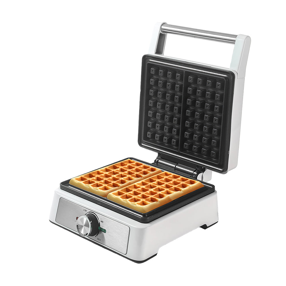 Mini Sandwich Maker with Removable Plates, Nonstick, 500W – Black