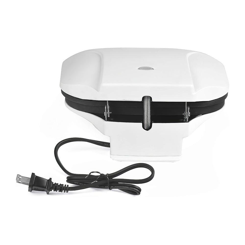 2-Serving Electric Indoor Grill & Panini Press, Non-Stick, 870W – White